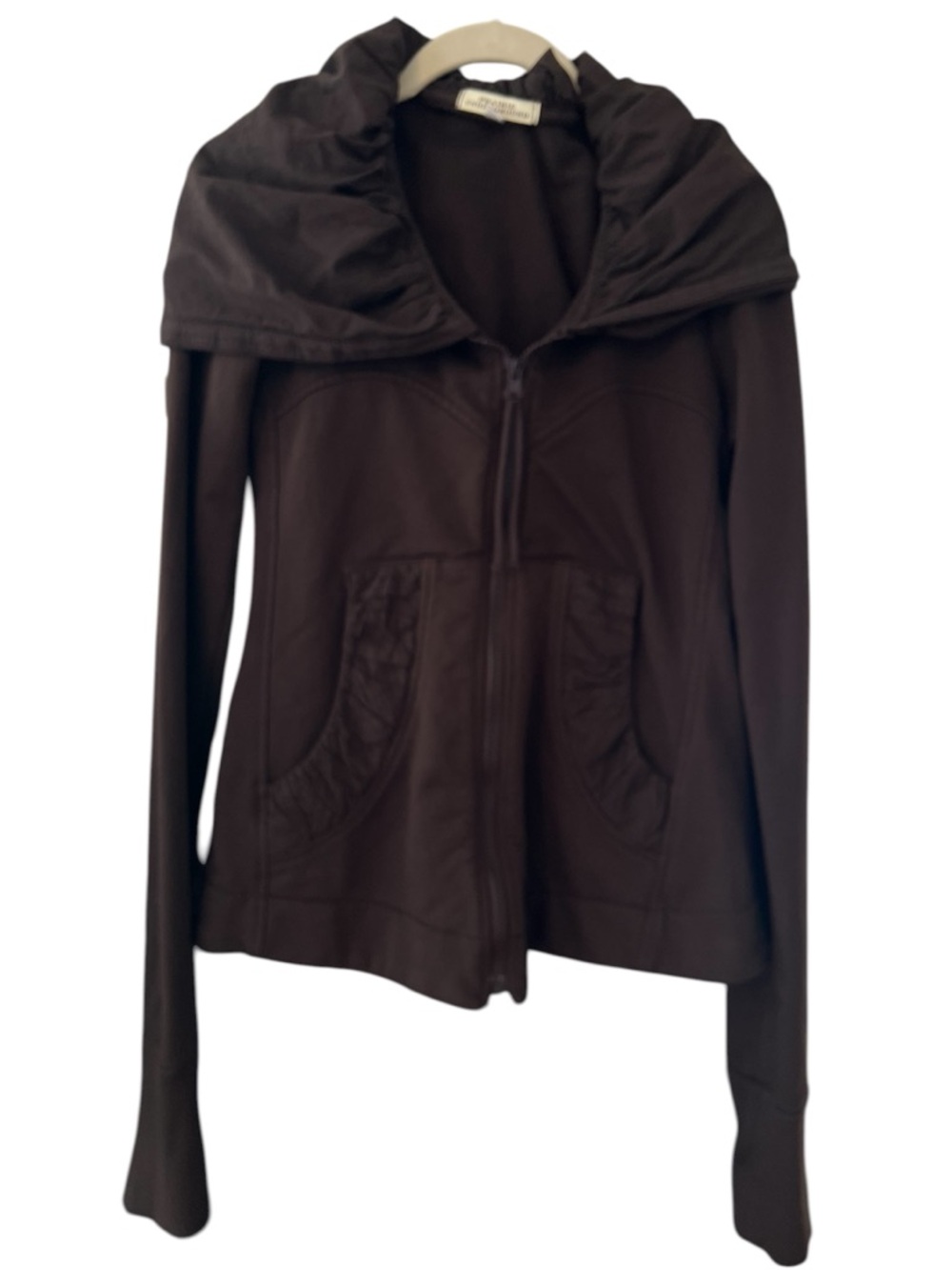 Prairie Underground Cloak Hoodie Brown Short Size Small